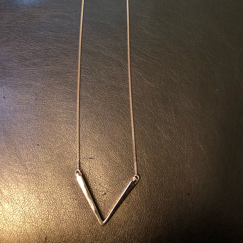 Rose Gold “V” Necklace